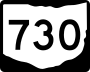 State Route 730 marker