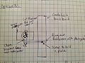 Use Chemistry test tube clamp to mount photogate to the backboard of the combolock.