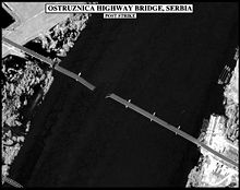 Ostruznica Bridge hit during Operation Allied Force Ostruznica Highway Bridge.jpg
