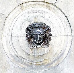 Mascaron de lion.