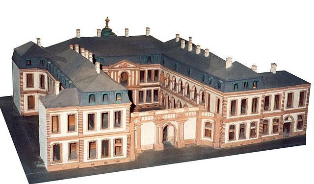Modell des Palais in seiner ursprünglichen Form