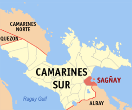 Sagñay na Camarines Sul Coordenadas : 13°36'14"N, 123°31'24"E