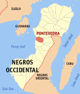 Pontevedra na Negros Ocidental Coordenadas : 10°22'N, 122°53'E