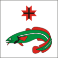Piirissaaren kunnan lippu.
