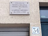 Plaque au no 34.