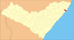 São Miguel dos Milagres – Mappa