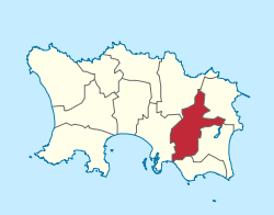 Location of Saint SaviourSaint-SauveurSaint Saûveux in Jersey