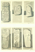 Desenhos de peças arqueológicas, Enrique Campo