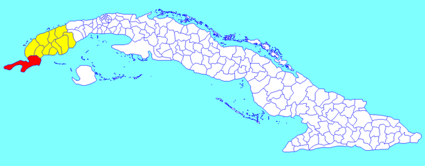 Municipalité de Sandino dans la province de Pinar del Río