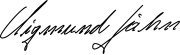 Зигмунд Йен Signature.svg