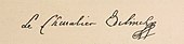 signature de Gérard Edelinck