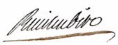 signature de Charles Claude de Ruis-Embito