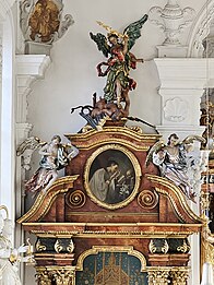 Linker Seitenaltar, Altarauszug