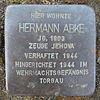 Stolperstein Herford Hardenbergstraße 7 Hermann Abke