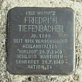Stolperstein in Kornwestheim für Friedrich Tiefenbacher (17. September 2016)
