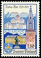 Turun 750-vuotissyntymäpäivää juhlistava postimerkki vuodelta 1979.