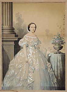 Watercolor portrait of Mary Elizabeth Parker Bouligny (1860) by Henry Ulke