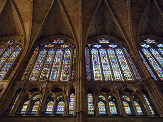 Vidrieras de la catedral.