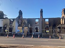 Houses burned down in the Wennington wildfire of July 2022 Wennington wildfire 57.jpg