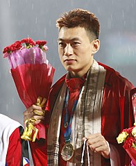 Silbermedaillengewinner Zhu Yaming