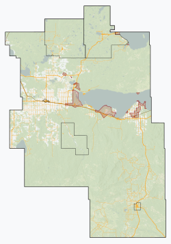 Swan Hills is located in Big Lakes County