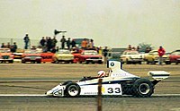 Loris Kessel im Brabham BT44B bei der BRDC International Trophy 1976