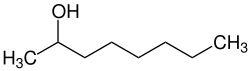 Strukturformel von 2-Octanol