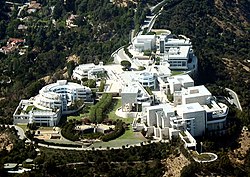 J. Paul Getty Museum, letecký pohled