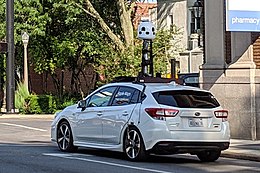 Un’auto di Apple Mappe a Filadelfia, in Pennsylvania (giugno 2019)