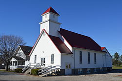 Methodist church at Ayersville