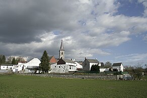 Ch' village et esn église Saint-Lambert