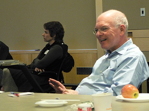 Barry Wellman together with Nancy Baym at Cornell (439978413).jpg