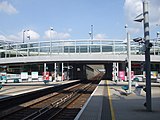 Looking east towards Beckton