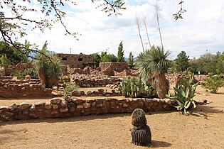 Besh-Ba-Gowah, modern day, looking south west, Globe, AZ