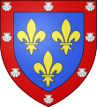 Description de l'image Blason fr Bourbon-Parme (petites armes).svg.