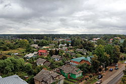 The work settlement of Borisoglebsky, the administrative center of Borisoglebsky District