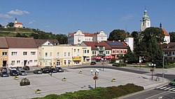 View of Bzenec centre