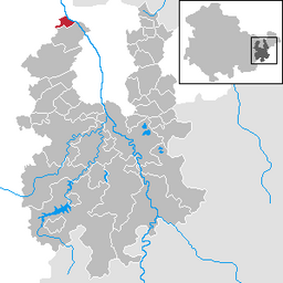 Läget för kommunen Caaschwitz i Landkreis Greiz