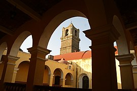 San Andrés Calpan – Kreuzgang (claustro) des Ex-Konvents