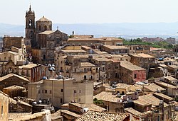 Skyline of Caltagirone