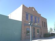 The McCormick Building was built in 1928 and is located at 149 West Boston Street. It originally housed the I.O.O.F. (Independent Order of Odd Fellows) Hall and Armory. The building is listed as historical by the Chandler Historical Society.