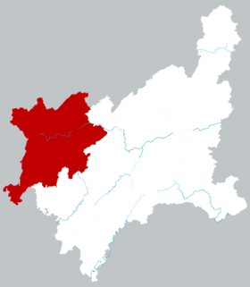 Localisation de Lìchuān shì