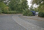 Pflastermarkierung in der Straße Alt-Pichelsdorf, 2018