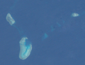九章群礁西南部的鬼喊礁、赤瓜礁和琼礁