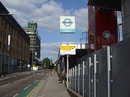 Custom House stn entrance.JPG