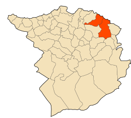 Distretto di Bensekrane – Mappa