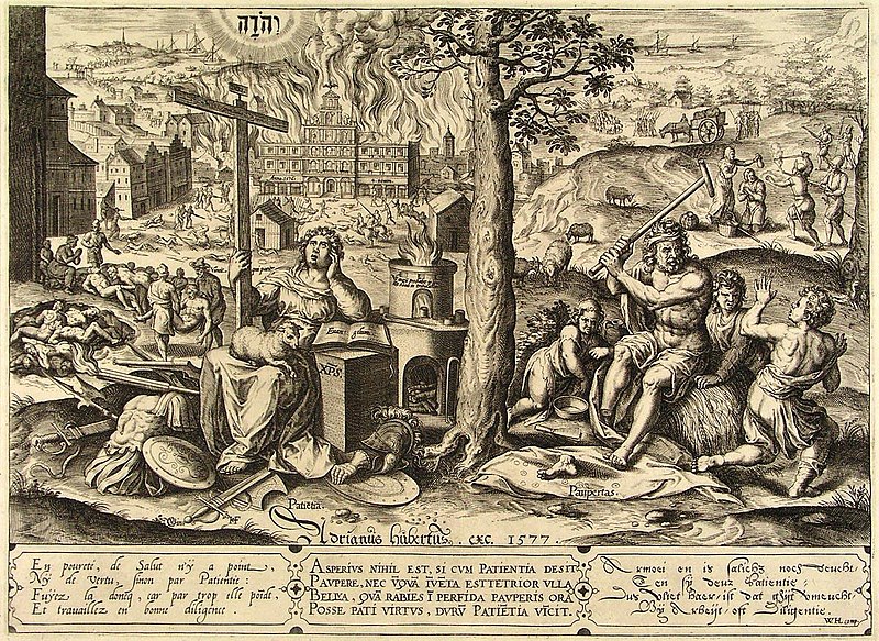 File:De Spaanse Furie - De verwoesting van Antwerpen 1576 (Hans Collaert, 1577).jpg
