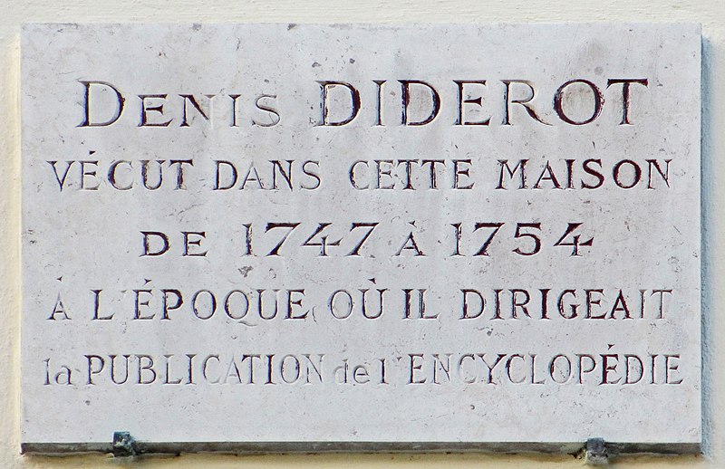File:Denis Diderot plaque - 3 rue de lEstrapade, Paris 5.jpg