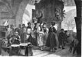 Die Gartenlaube (1865) b 445.jpg (S) Eine Musik-Aufführung in einer baierischen Dorfkirche Nach der Natur aufgenommen von Staber