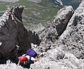 Steinsee und Steinseehütte vom Normalweg auf die Dremelspitze aus